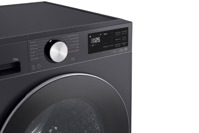 Máy sấy bơm nhiệt LG AI DUAL Inverter 12 kg RX12VHP5G